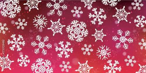 雪　クリスマス　冬　光　背景