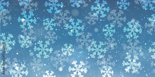 雪　クリスマス　冬　光　背景