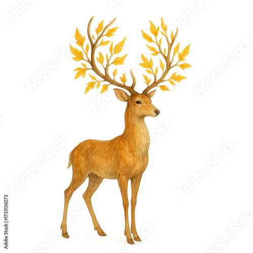 Fototapeta Naklejka Na Ścianę i Meble -  deer vector illustration