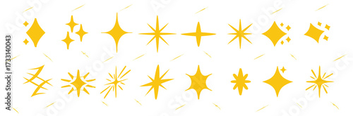 Star icon set PNG with filled and outlined styles, perfect for ratings, favorites, and UI design in apps and websites, vector illustration 