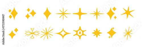 Star icon set PNG with filled and outlined styles, perfect for ratings, favorites, and UI design in apps and websites, vector illustration 