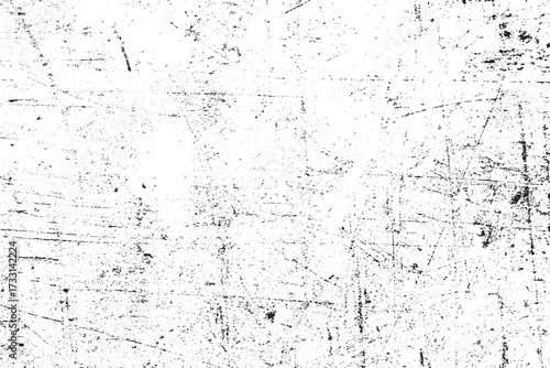 Grungy Distressed Black and White Scratch and Dust Overlay Texture
