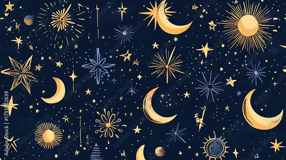 Naklejka premium A cute Christmas background, perfect for use as a festive backdrop or wallpaper.