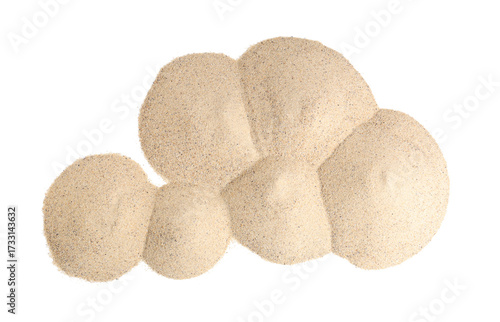 Heaps of light beach sand o...