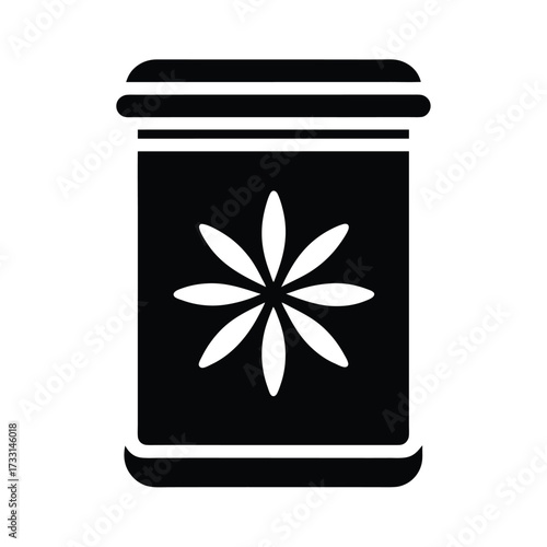 Clove Spice Tin Icon Vector Illustration