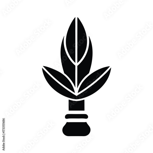 Sage Smudge Icon Vector Illustration