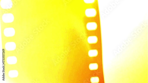 Light Film Strip Transition. Clean white light wipe with subtle, geometric film perforation lines. Ideal for a corporate presentation.