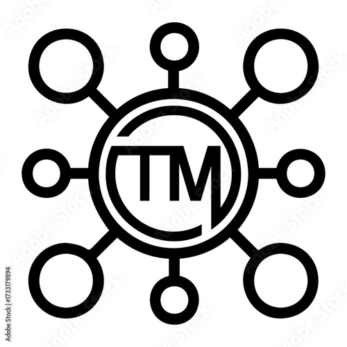 trademark Line Icon