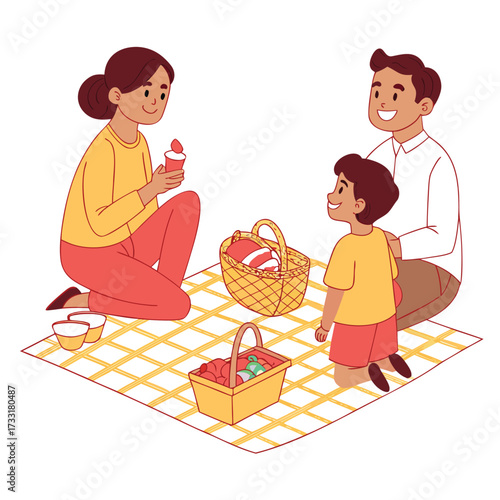 family-picnic-vector-isolated-on-pure-white-backgr.eps