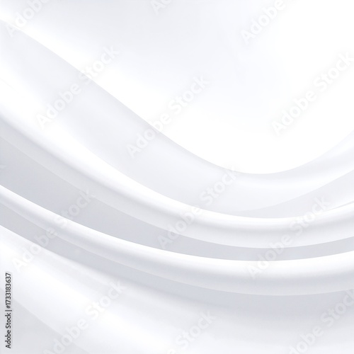 A clean, white background featuring elegant, smooth lines that gracefully flow across the surface, creating a sense of calm and simplicity.