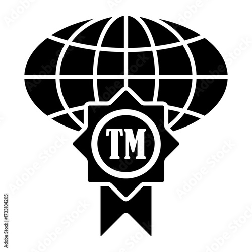 trademark Solid icon