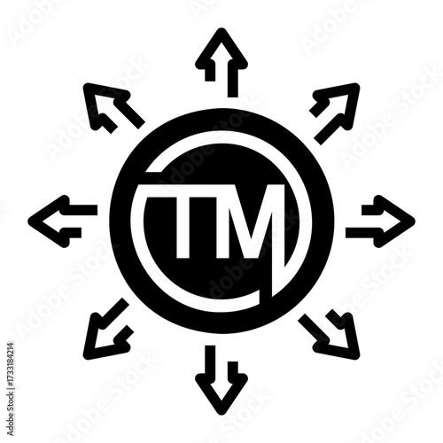 trademark Solid icon