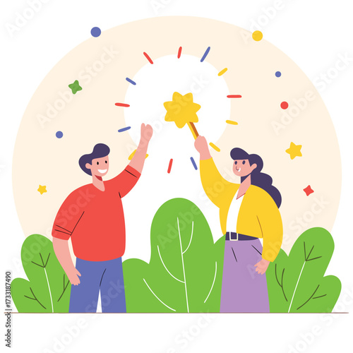 floating-particles-and-flare-dots-isolated-on-whit.eps