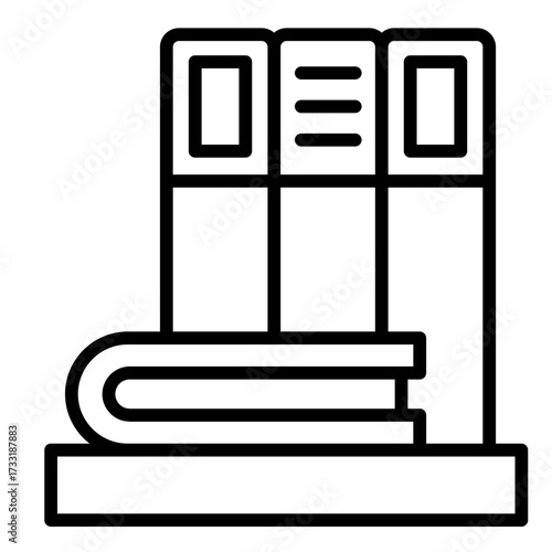 Library  Icon Set Multiple Style Collection