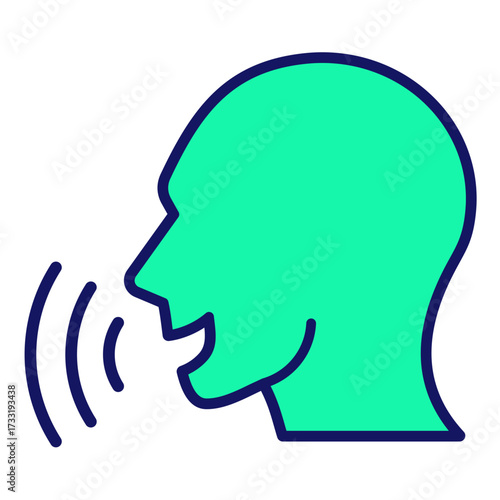 Speaking  Icon Set Multiple Style Collection