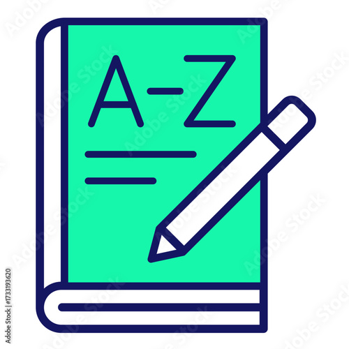 Dictionary  Icon Set Multiple Style Collection
