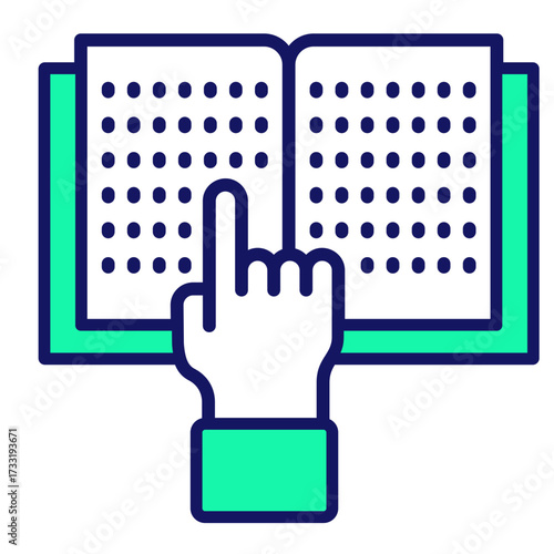 Reading  Icon Set Multiple Style Collection