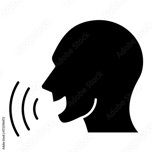 Speaking  Icon Set Multiple Style Collection