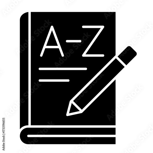 Dictionary  Icon Set Multiple Style Collection