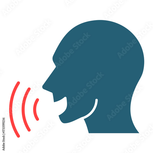 Speaking  Icon Set Multiple Style Collection