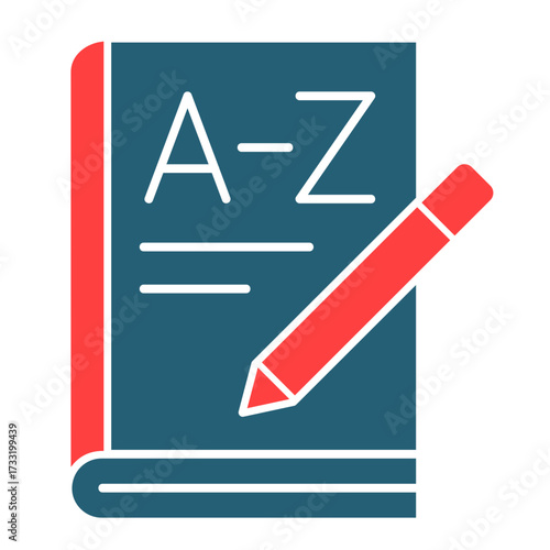 Dictionary  Icon Set Multiple Style Collection