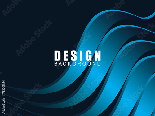 Premium background design with dark blue luxury motif. Vector horizontal template, for digital lux business banners, contemporary formal invitations, luxury vouchers, gift certificates, etc.	