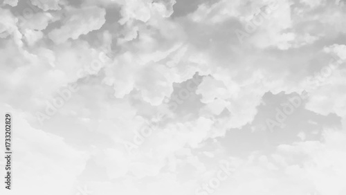 A grey sky with clouds
