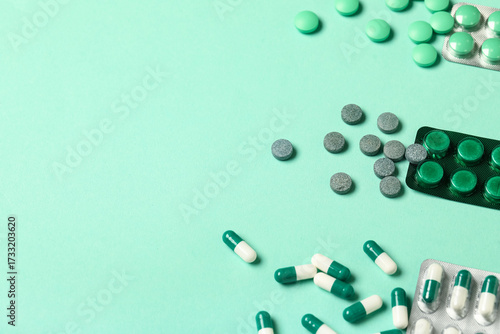 Different pills in blister ...