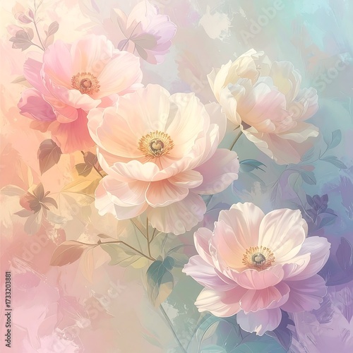 Pastel floral bouquet (1)