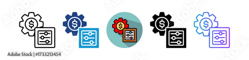 Market Adjustment multiple icon