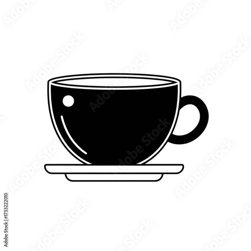 Minimalist Coffee Cup Vector Illustration