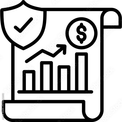 Economic Policy line icon