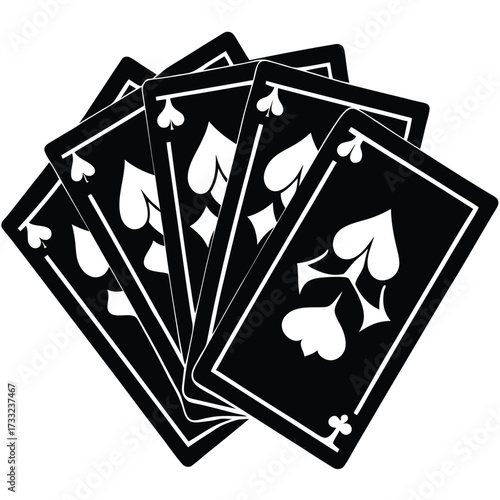 playing cards and poker chips