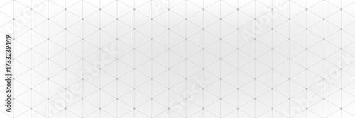 Geometric pattern with connected line and dots. Grey graphic background connectivity. Modern stylish polygonal backdrop for your design. Vector illustration