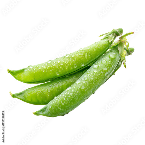 Fresh green peas with water droplets (10)