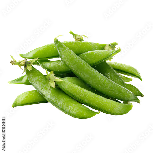 Fresh green peas clustered (3)