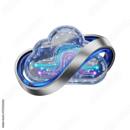 Wallpaper Mural Digital cloud technology innovation graphic Torontodigital.ca