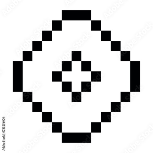 Pixel Coin Retro Icon

