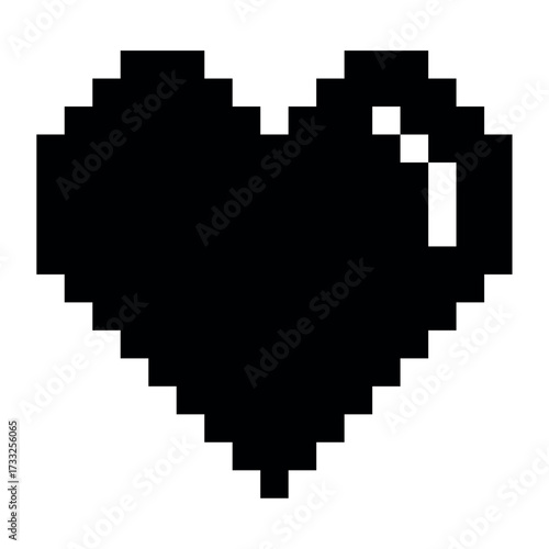 Pixel Heart Life Bar
