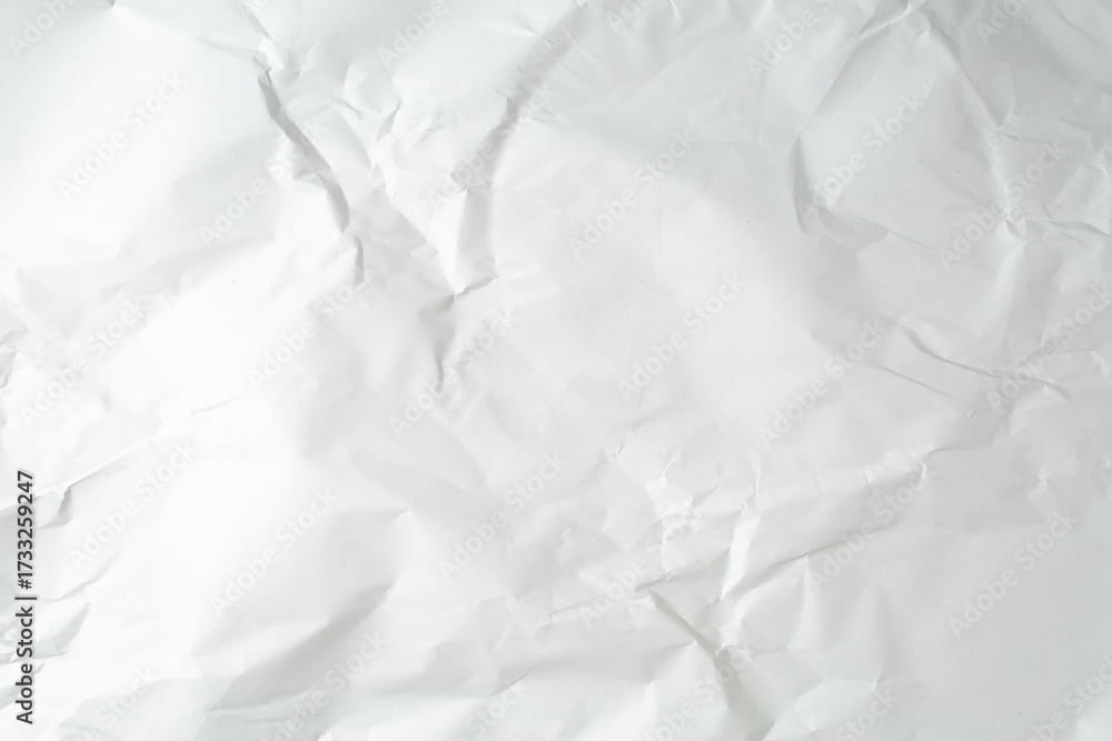 Fototapeta premium A view of a white packing paper, as a background.