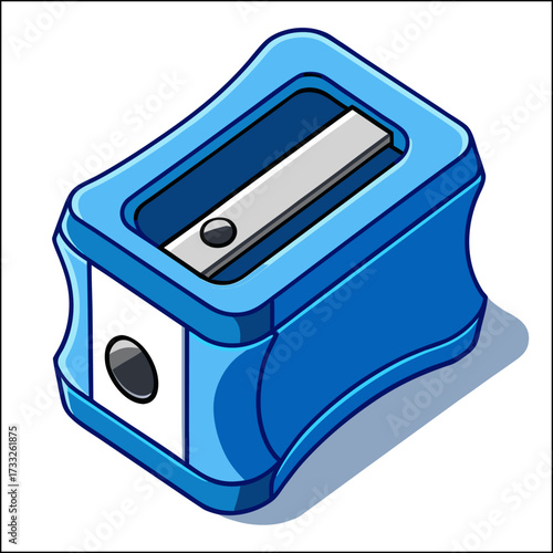 Blue sharpener school supply