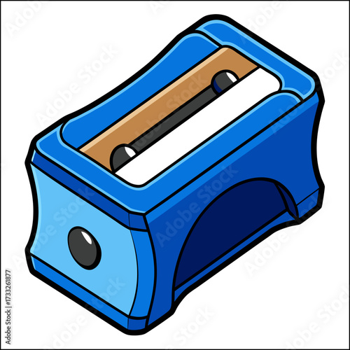 Blue sharpener school supply