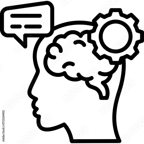 Cognitive Skills line icon