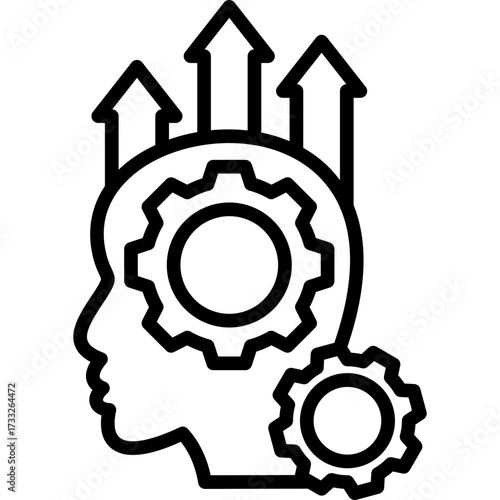 Behavioral Growth line icon