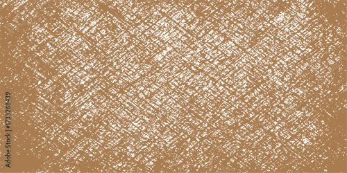 Gold fabric texture with a brown and beige woven linen pattern for a rough textile backdrop