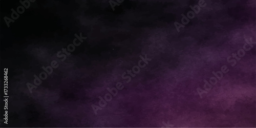 Dark purple and blue smoke texture with a grunge design on a black background