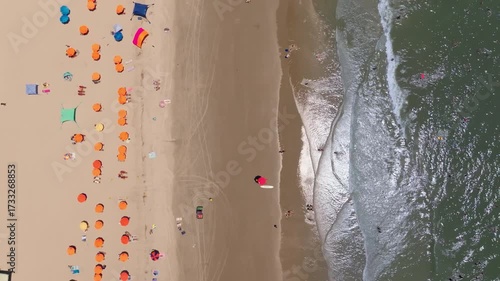 Coastal Beauty: Aerial Views of Folly Beach, South Carolina