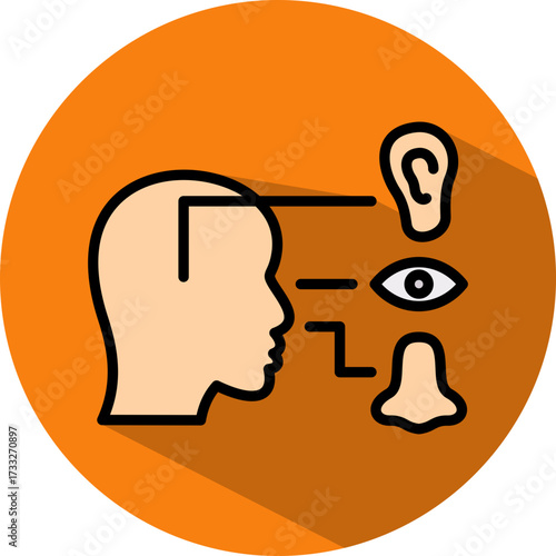 Sensory Development isometric icon