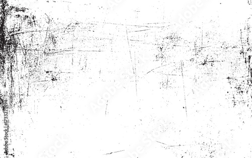 Grunge scratch effect. Vector template.