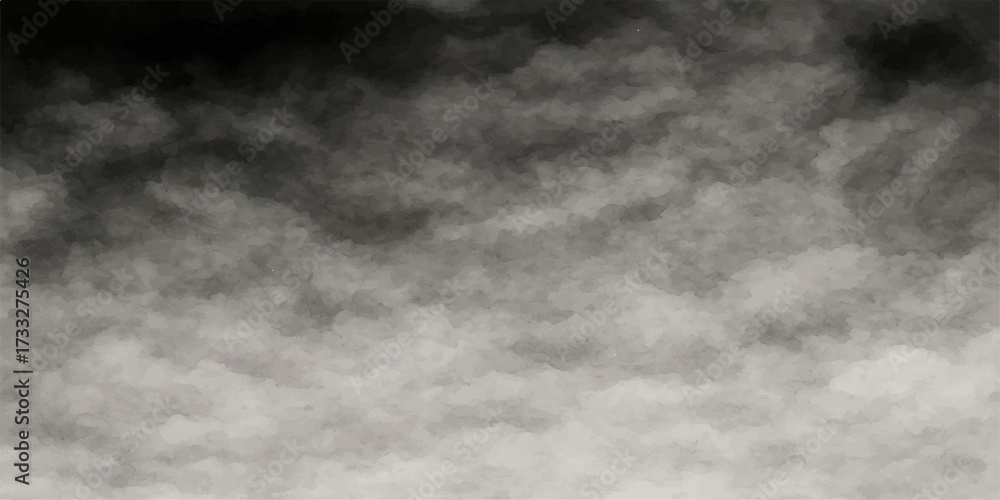 Naklejka premium Dramatic dark storm clouds fill the vast sky, promising rain and a cloudy day